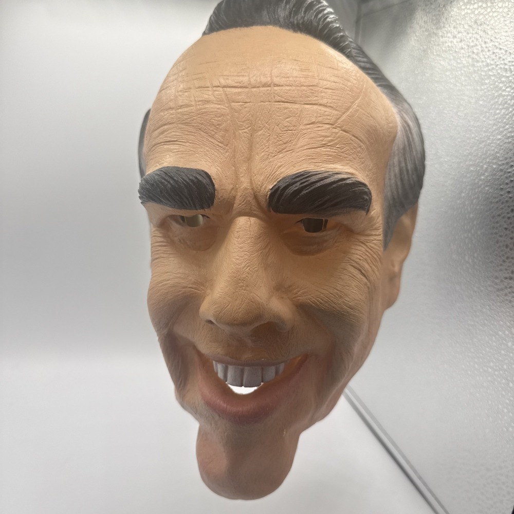 Rare NOS Vintage  Cesar Halloween Mask Full Head Bob Dole 1996 Halloween.
